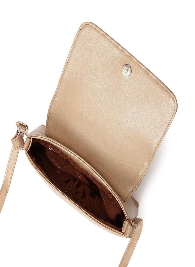 Fastrack Structured Sling Bag with Button Closure for Women | Adjustable Sling Straps | Ladies Purse Handbag | Slings for Casual Carry | Trendy Women Handbags - Image 5